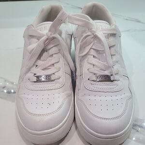 Guess Classic White Lace-Up Sneakers